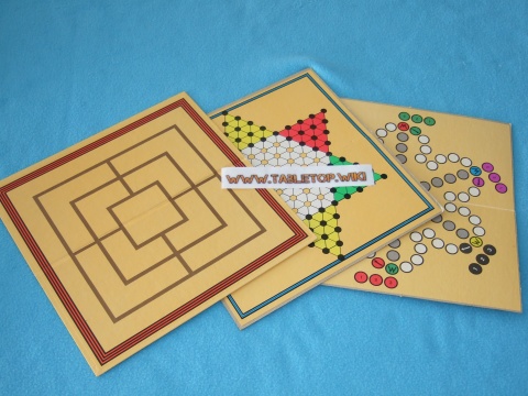 Rückseite der Spielbretter