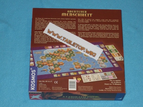 Rückseite des Spiels
