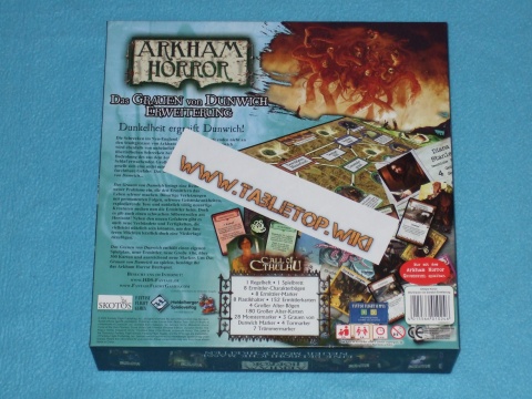 Rückseite des Spiels