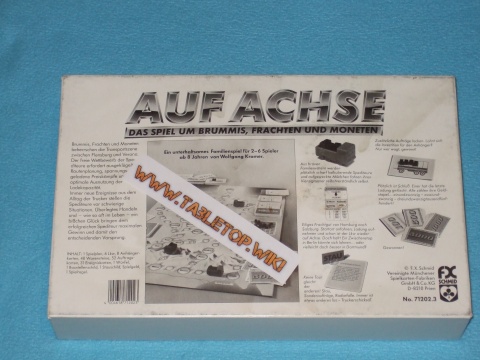 Rückseite des Spiels
