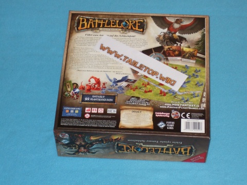 Rückseite des Spiels