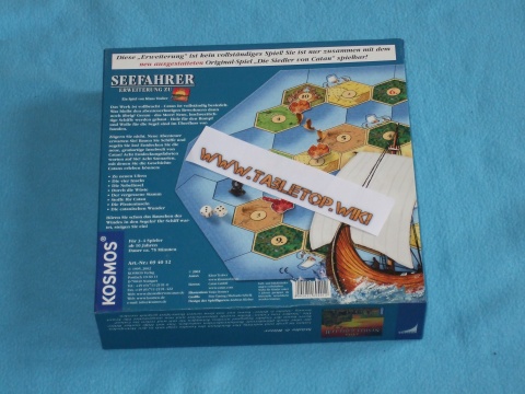 Rückseite des Spiels