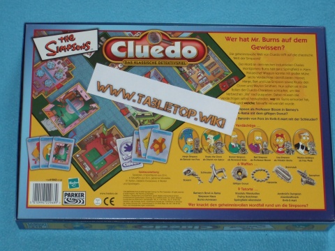 Rückseite des Spiels