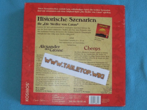 Rückseite des Spiels