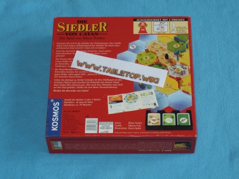Rückseite des Spiels