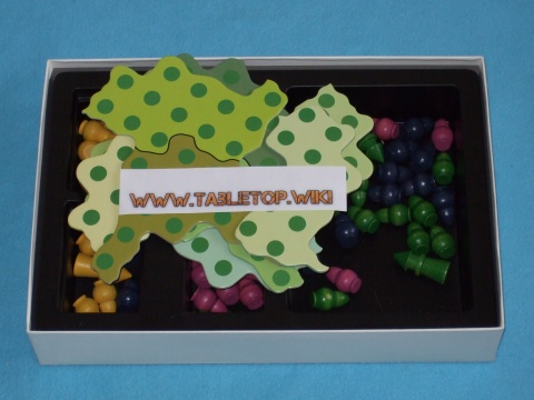 Spielbrett bzw. Inselteile