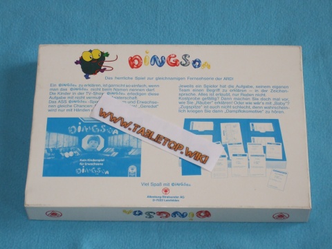 Rückseite des Spiels