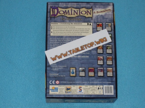 Rückseite des Spiels