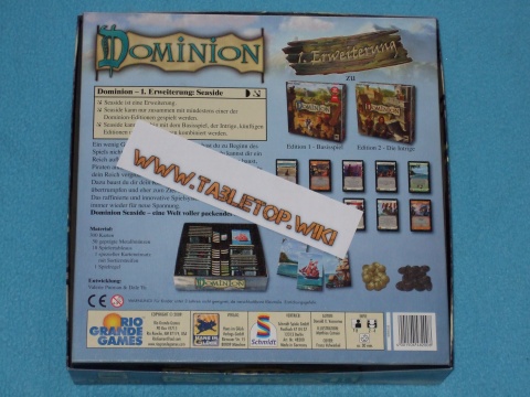 Rückseite des Spiels