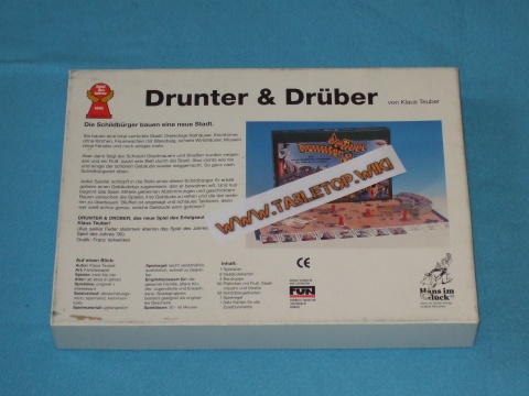 Rückseite des Spiels