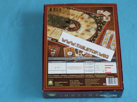 Rückseite des Spiels