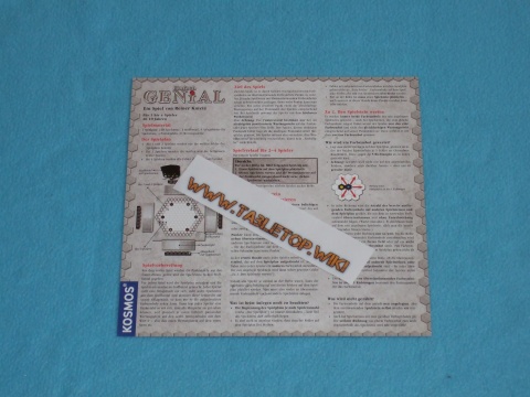 Anleitung des Spiels