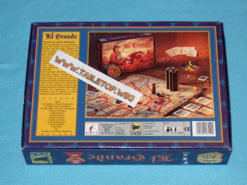 Rückseite des Spiels