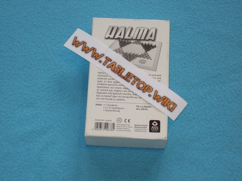 Rückseite des Spiels