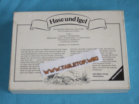 Rückseite des Spiels