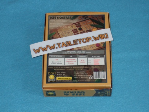 Rückseite des Spiels