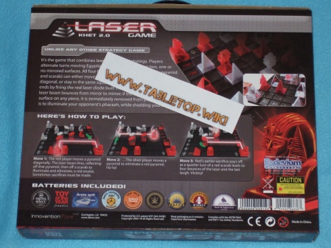 Rückseite des Spiels