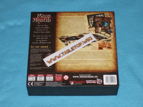 Rückseite des Spiels