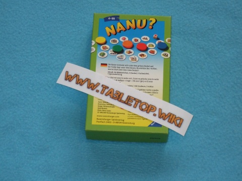 Rückseite des Spiels