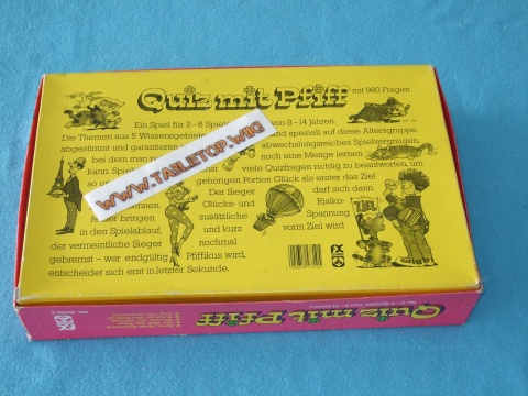 Rückseite des Spiels