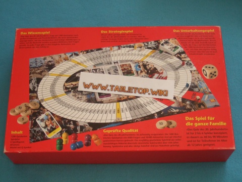 Rückseite des Spiels