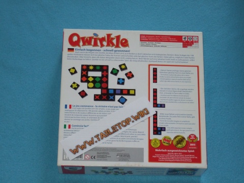 Rückseite des Spiels