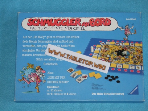 Rückseite des Spiels