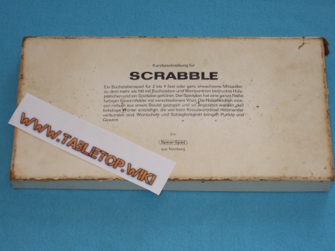 Rückseite des Spiels