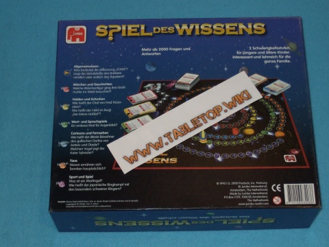 Rückseite des Spiels