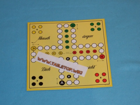 Spielbrett zu Mensch ärgere Dich nicht