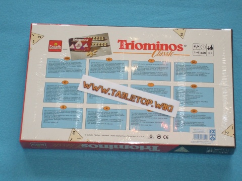 Rückseite des Spiels