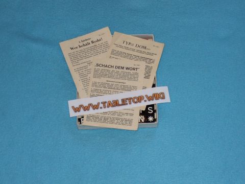 Anleitung des Spiels