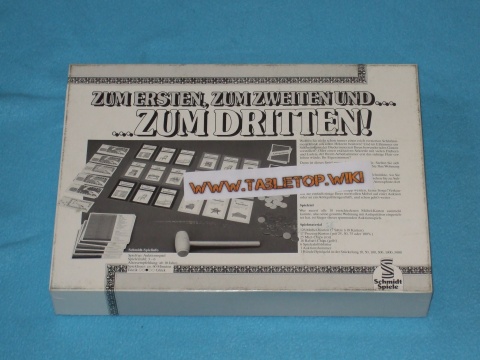 Rückseite des Spiels